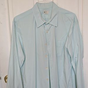 X-Large Teal J. Crew Button-Up Shirt